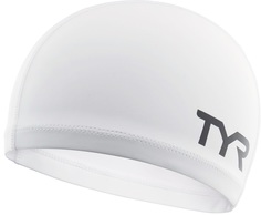 Шапочка для плавания TYR Silicone Comfort Swim Cap 100 white