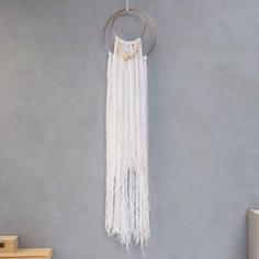 Панно настенное текстиль Бохо белоснежный No Brand