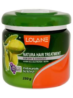 Маска Lolane Natura для сухих и поврежденных волос Масло Жожоба и Шёлковый протеин
