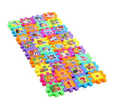 Мозаика-конструктор IQ-ZABIAKA Весёлый алфавит 36 деталей пазл пластик 3584023