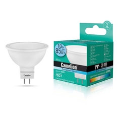 Комплект светодиодных лампочек CAMELION LED10-JCDR/845/GU5.3/10шт