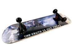 Скейтборд дерево 31х8", колеса PU 60х45, Вид 5, арт. QZH1121-10 "Импортные товары"(игрушки)