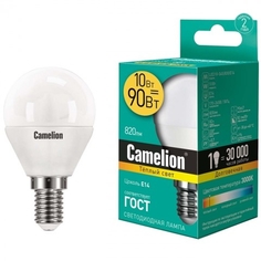 Комплект светодиодных лампочек CAMELION LED10-G45/830/E14/10шт