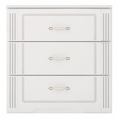 Комод Ижмебель Виктория 3 IZH_T0014159 45,3х80,2х83,2 см, белый