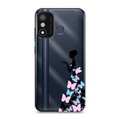 Чехол Awog "Платье из бабочек" для Itel A27
