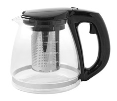 Заварочный чайник МФК Моно Black прозрачный стекло 1,1 л