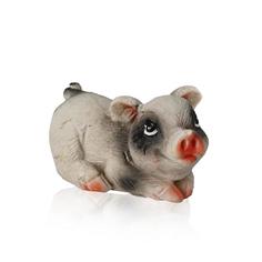 Сувенир Урра! Новый Год Свинья черно-белая лежит No Brand