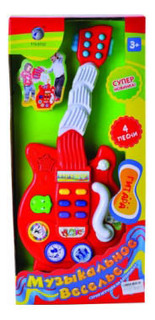 Гитара игрушечная Детский Музыкальный Инструмент Tongde Гитара Музыкальное Веселье