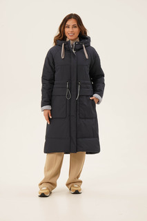 Пальто женское Maritta 28-3006-10 серое 40 EU