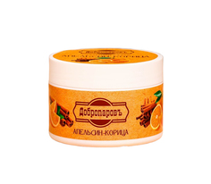 Скраб для тела банный сахарный Апельсин - корица 250 мл Добропаровъ