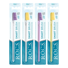 Зубная щетка R.O.C.S. Классическая, средней жесткости, в ассортименте