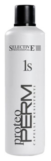Средство для химической завивки Selective Proteo Perm 1S для жестких волос 1 л