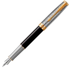 Перьевая ручка Parker Sonnet Premium Refresh BLACK GT перо 18K перо: F цвет black
