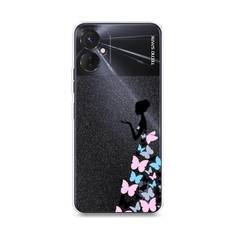 Чехол Awog "Платье из бабочек" для Tecno Spark 9 Pro