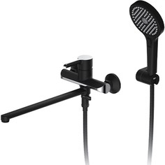 Gappo Смеситель для ванны GAPPO G2203-6 черный/хром