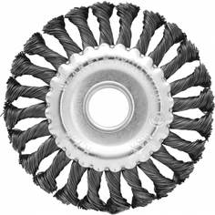 Щетка плоская, крученая металлическая проволока (100 мм; 22.2 мм) для УШМ Vira 575100