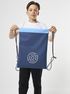 Мешок для обуви Symbion BAG_DB.BLUE голубой/темно-синий