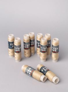 Нить для бисера Tytan 100, цвет: светло-бежевый, 100 м, 10 шт. Fenix