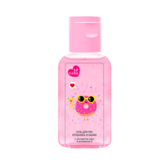 Гель-санайзер для ухода за кожей рук LP CARE Клубника и банан 60 мл