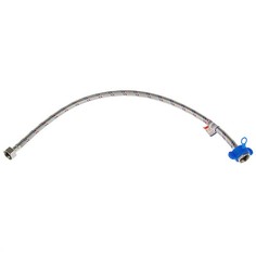 Подводка для смесителя AquaKratos, М10х35 мм, 50 см, нерж.сталь, с ключом для монтажа