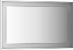 Зеркало в багетной раме со встроенным Led-светильником Evoform BY 2207