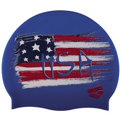 Шапочка для плавания ARENA Print 2 (синий-флаг) 1E368/31