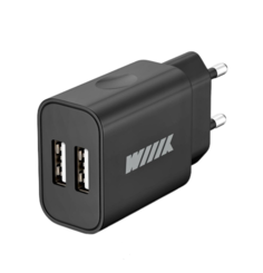 Сетевое зарядное устройство Wiiix UNN-1-2-02 2.4A универсальное черный