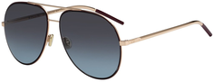 Солнцезащитные очки DIOR DIORASTRAL 6K3 gold burgundy/blue