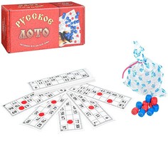 Русское лото (бочонок-пластик) в коробке Mp Sport