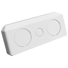LANMASTER Заглушка для короба 120х50 мм, белая LAN-CT120x50-ND-WH