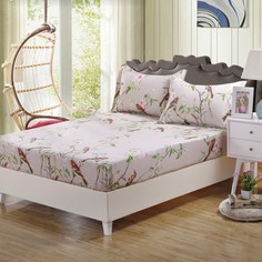Простынь поплин на резинке печатные PRPP-2 200x200 No Brand