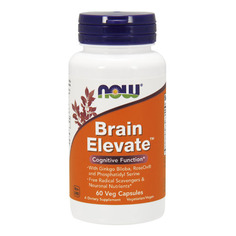 NOW Brain Elevate 60 капсул - препарат для улучшения работы головного мозга
