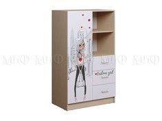 Вега NEW Girl Шкаф комбинированный Миф