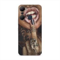 Чехол Awog "Девушка с татуировками" на Infinix Hot 12 Pro / Инфиникс Хот 12 Про
