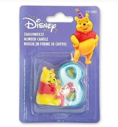 Свеча-цифра "8" Disney Bинни (Цв: Не определён ) No Brand