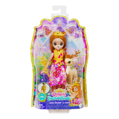 Кукла Enchantimals Королева Давиана с питомцем Грасси