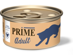 Влажный корм для кошек Prime Adult Ягненок кусочки в соусе 75г P.R.I.M.E.