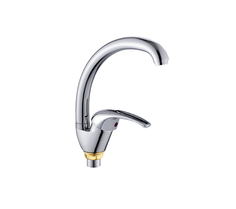 Смеситель для кухни Feinise с высоким изливом, крепление гайка