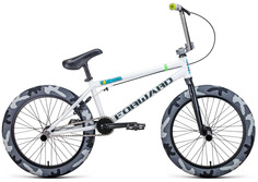 Велосипед BMX FORWARD Zigzag 20 (2021), белый