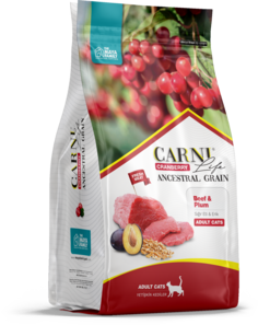 Сухой корм для кошек CARNI LIFE Adult Говядина с черносливом и клюквой, 1.5кг