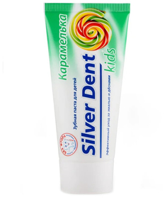 Зубная паста детская Silver Dent Карамелька 75 г