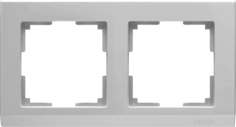 Рамка для выключателя Werkel WL04-Frame-02 a031803 серебряный