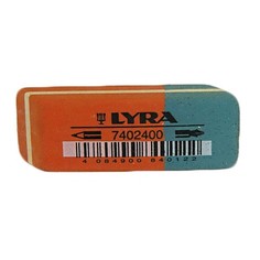 Lyra Ластик для карандашей и чернил LYRA двусторонний твердый\мягкий