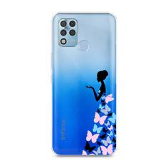 Чехол Awog "Платье из бабочек" для Infinix Hot 11 G37