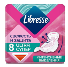 Либресс Libresse Прокладки Ultra Super 8 шт - 4 штуки No Brand