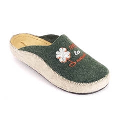 Тапочки женские Inblu DHS1FD33 зеленые 37 RU