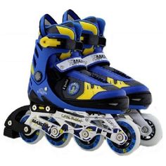 Роликовые коньки MaxCity Little rabbit combo синие р 31 - 34