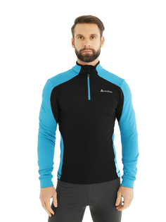 Водолазка мужская Odlo Beaver Lake 1/2 Zip синяя 2XL
