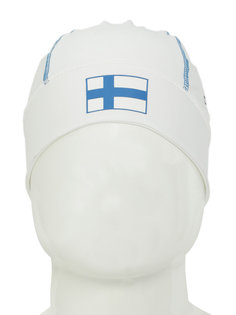 Шапка бини мужская Odlo Hat Olympia Warm белый, голубой , One Size