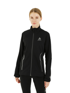 Спортивная ветровка женская Odlo Jacket Gravity W черная XS